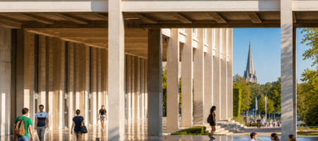 Le campus de l'Université de Caen accueille chaque année plusieurs milliers d'étudiants à la recherche d'un logement pour la rentrée.