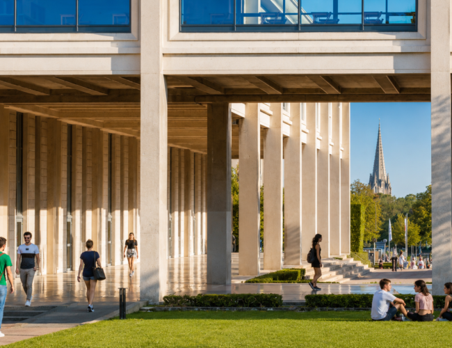 Le campus de l'Université de Caen accueille chaque année plusieurs milliers d'étudiants à la recherche d'un logement pour la rentrée.