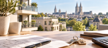 Projet d’achat immobilier neuf à Caen sur plan