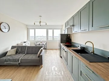 Chambre à louer de 10,67m2 en colocation appartement à Herouville Saint Clair - Agence Casa