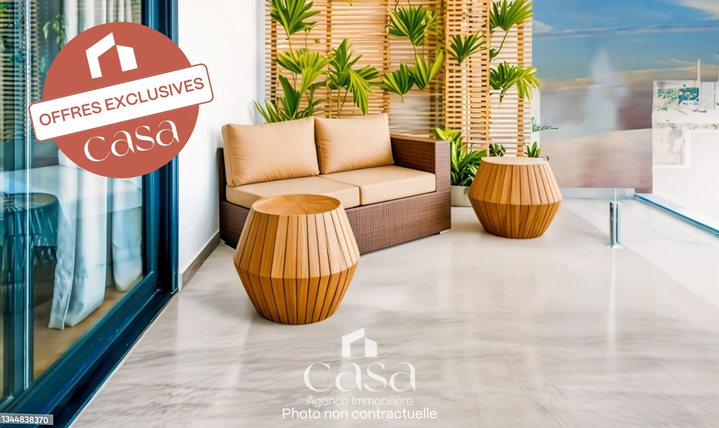 TRES BEL APPARTEMENT PROCHE MER 3P AVEC BALCON VUE CAMPAGNE - Agence Casa