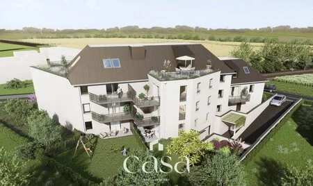 Appartement 2P avec grand balcon vue campagne - Agence Casa