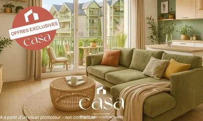 Appartement 2 pièces avec balcon – Quartier d’exception du Vaugueux- Agence Casa