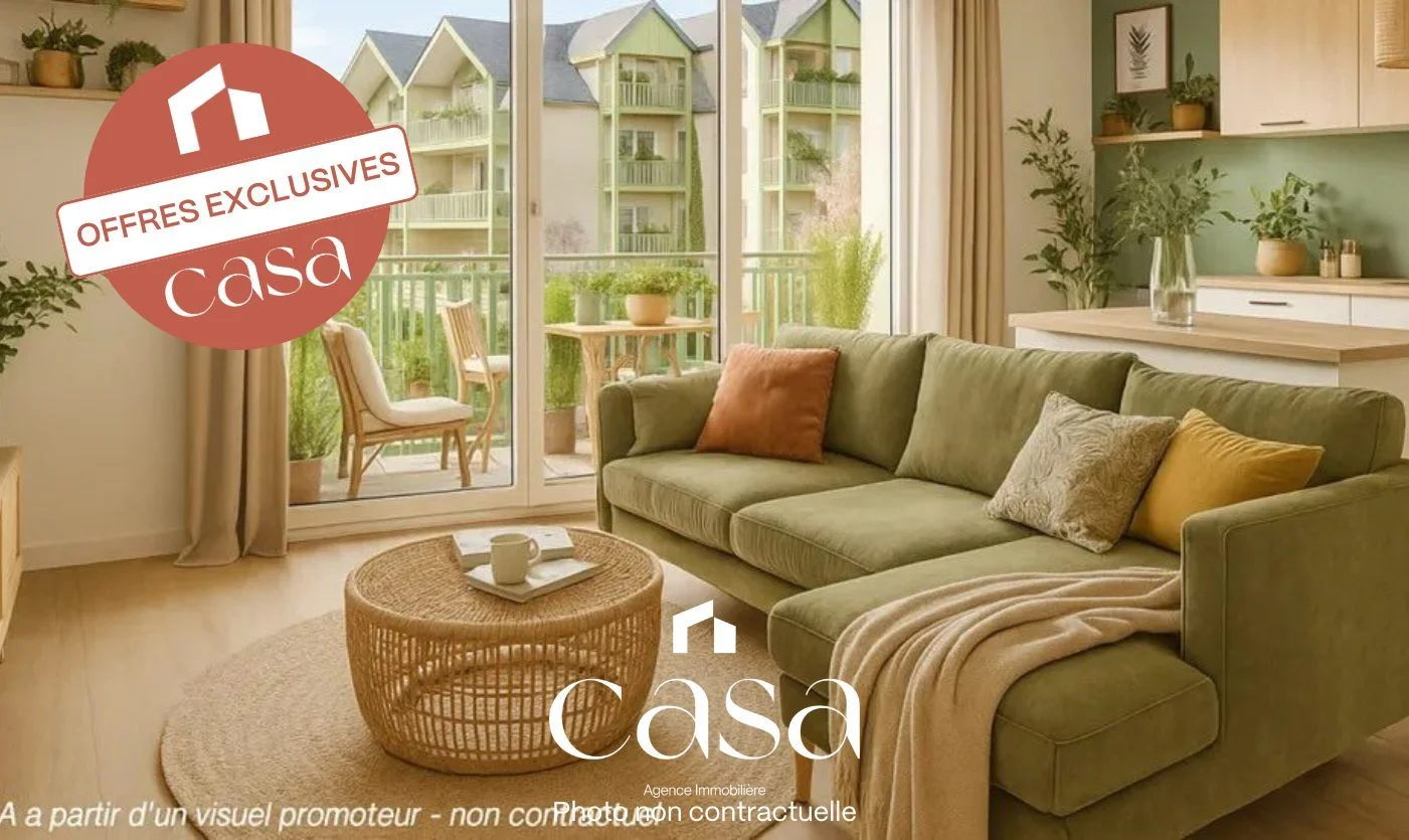 Appartement 2 pièces avec balcon – Quartier d’exception du Vaugueux - Agence Casa