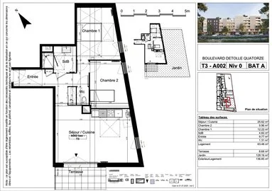 Caen Appartement 3 pièces – Beau jardin exposé Ouest - Agence Casa