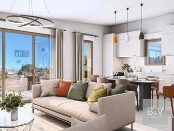 Appartement 2P  beau balcon résidence sécurisée- Agence Casa