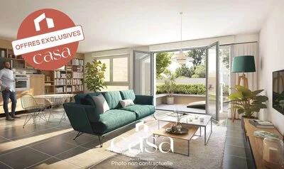 A vendre Studio avec terrasse et jardin- Agence Casa