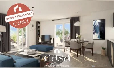 Appartement 2 pièces avec balcon – Quartier d’exception du Vaugueux- Agence Casa