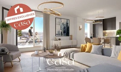 CAEN  Port 3P avec balcon et Roof Top- Agence Casa