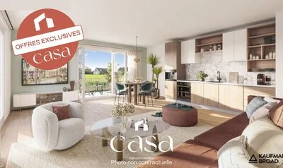 A vendre 2P moderne et lumineux quartier calme- Agence Casa