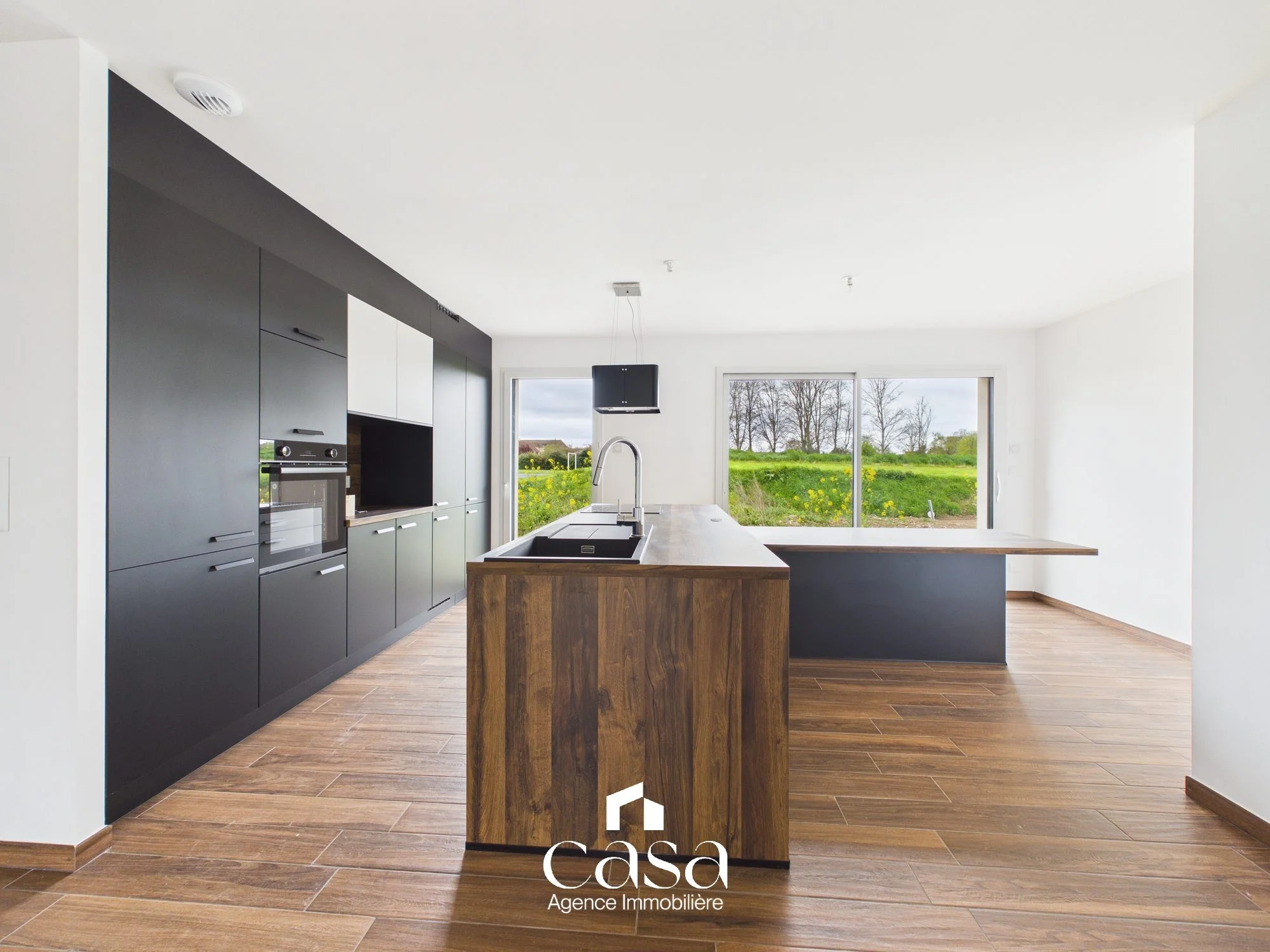 maison contemporaine de plain-pied – 4 chambres – 105 m² – Escoville - Agence Casa
