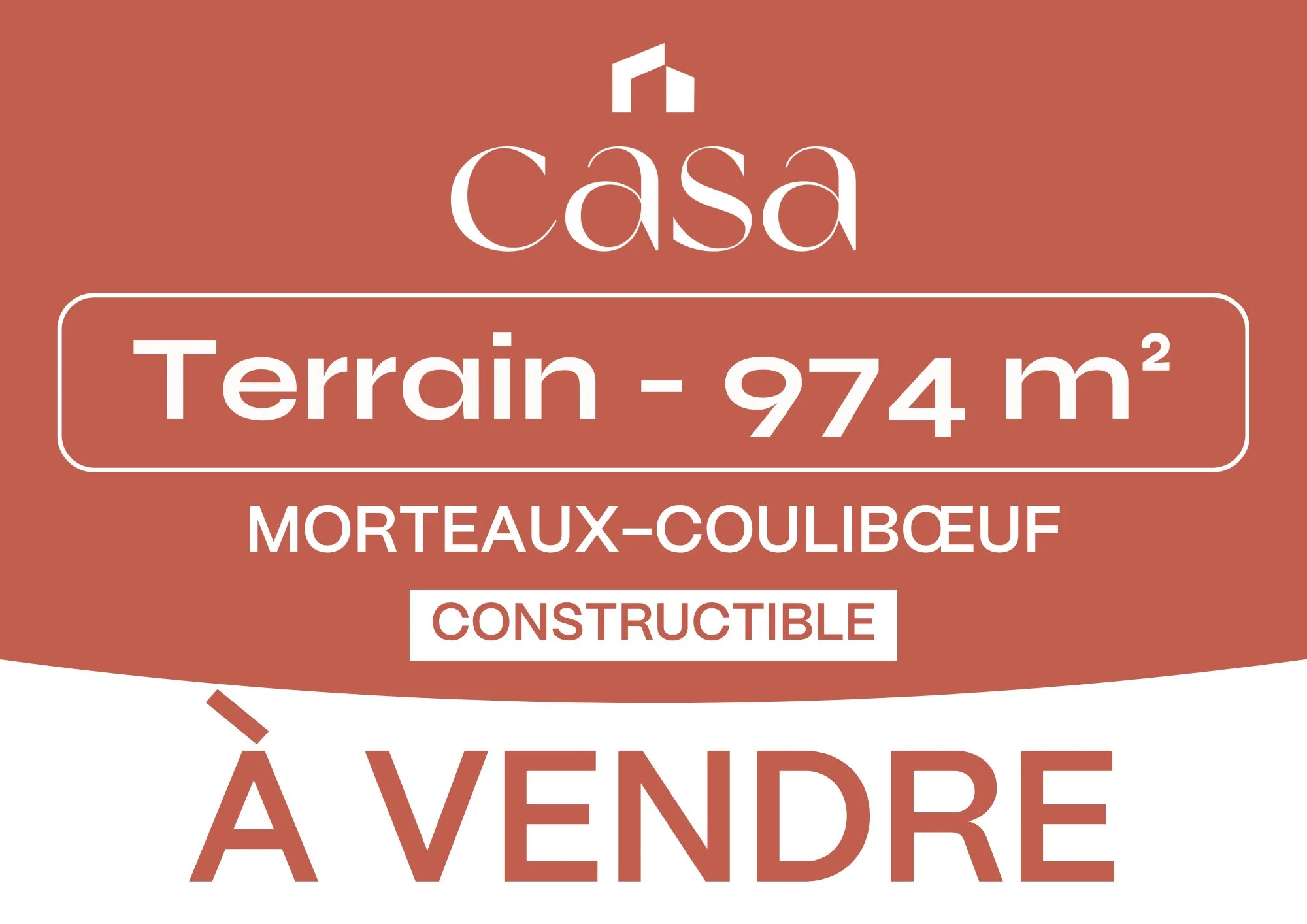 TERRAIN A BÂTIR – MORTEAUX COULIBOEUF - Agence Casa