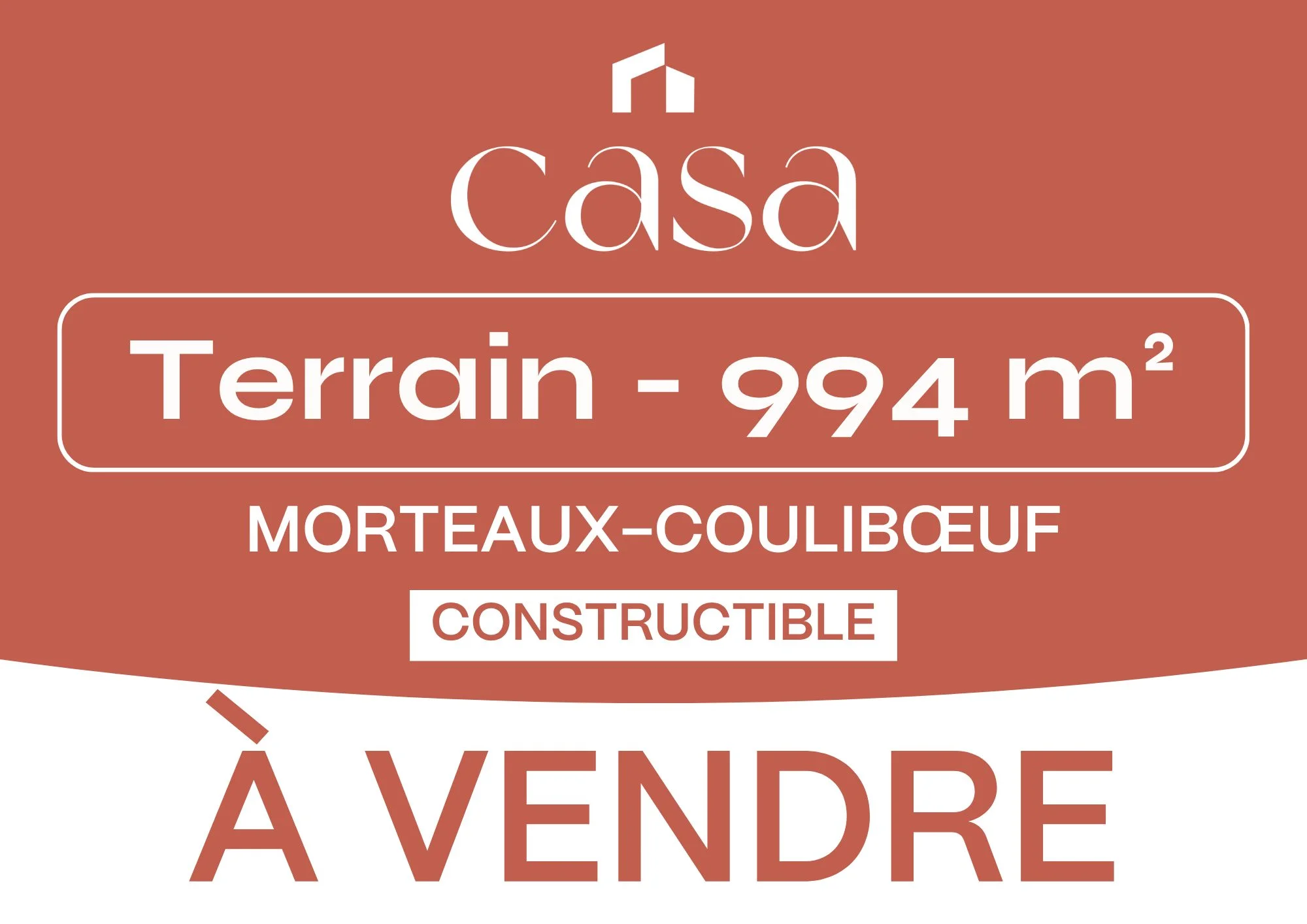 TERRAIN A BÂTIR – MORTEAUX COULIBOEUF - Agence Casa