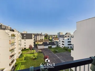 Caen Duplex dernier étage 5PP 3 chambres Balcon Stationnements - Agence Casa