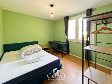 Maison en colocation – Chambre meublée de 9,19m2 à Herouville Saint Clair - Agence Casa