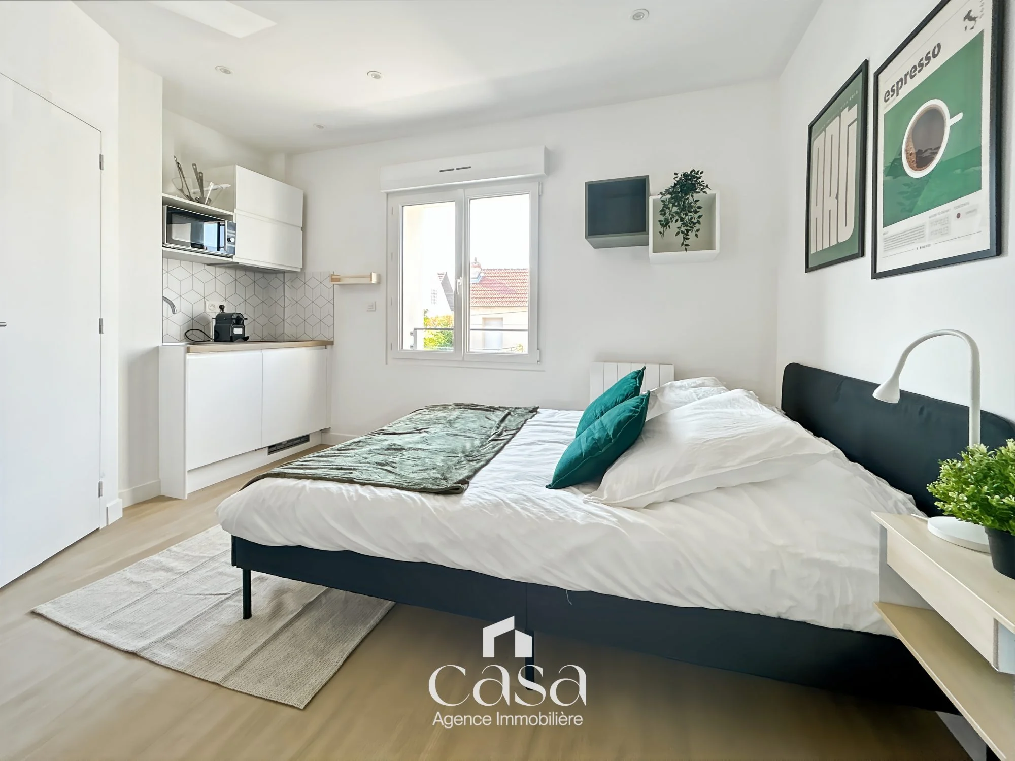 Studio meublé neuf de 13,02m2 – A louer – Mondeville - Agence Casa