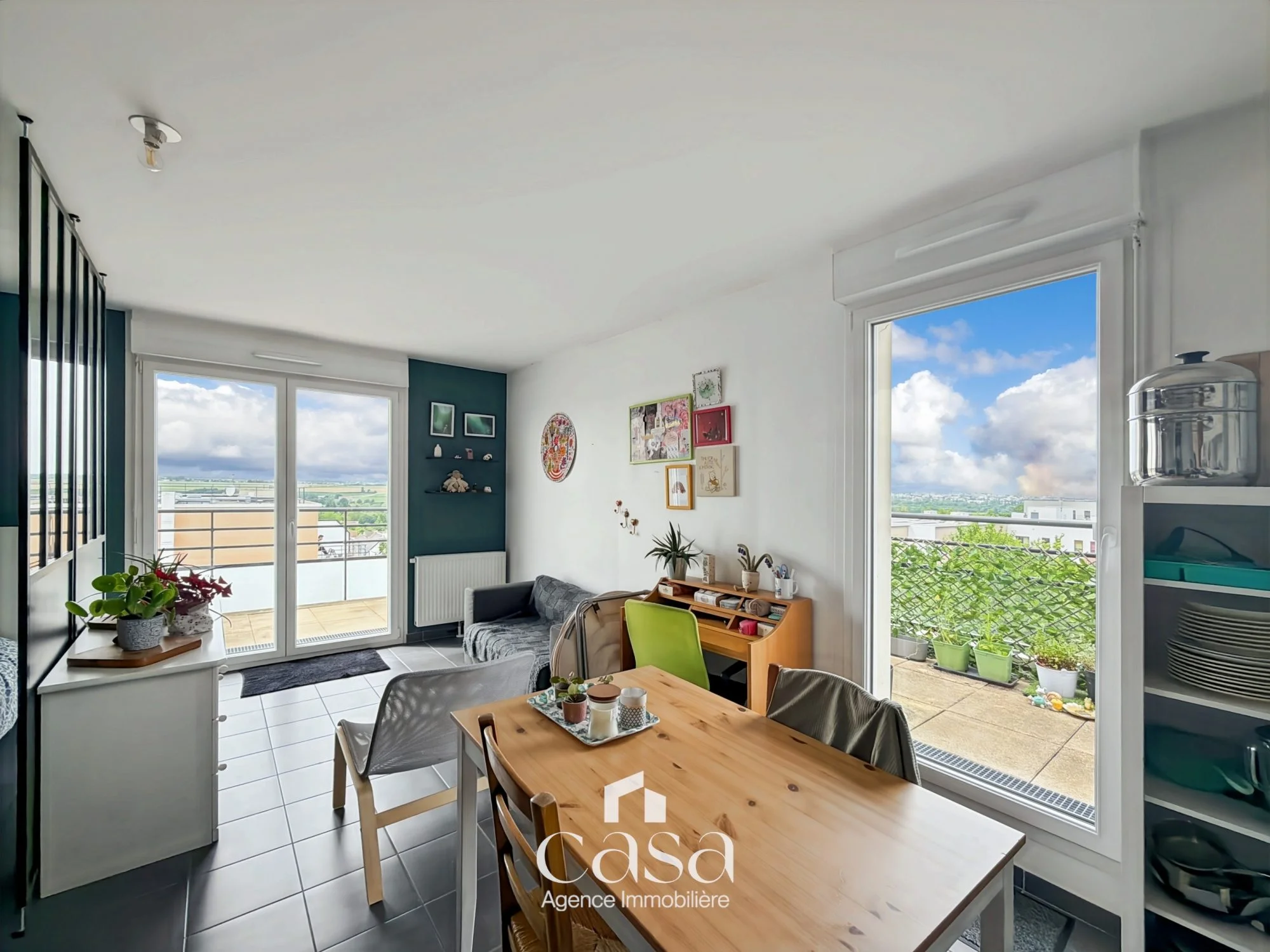Appartement T1 Bis Fleury/Orne – Ascenseur – balcon - Agence Casa