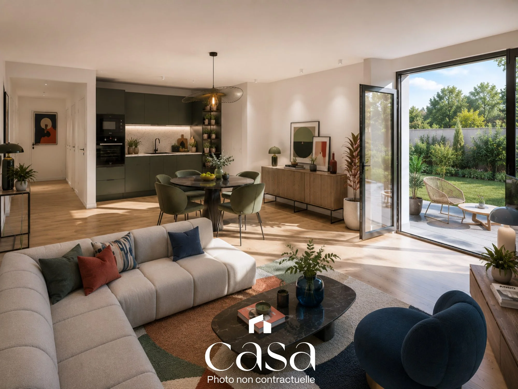 Caen Appartement 3 pièces – Beau jardin exposé Ouest - Agence Casa
