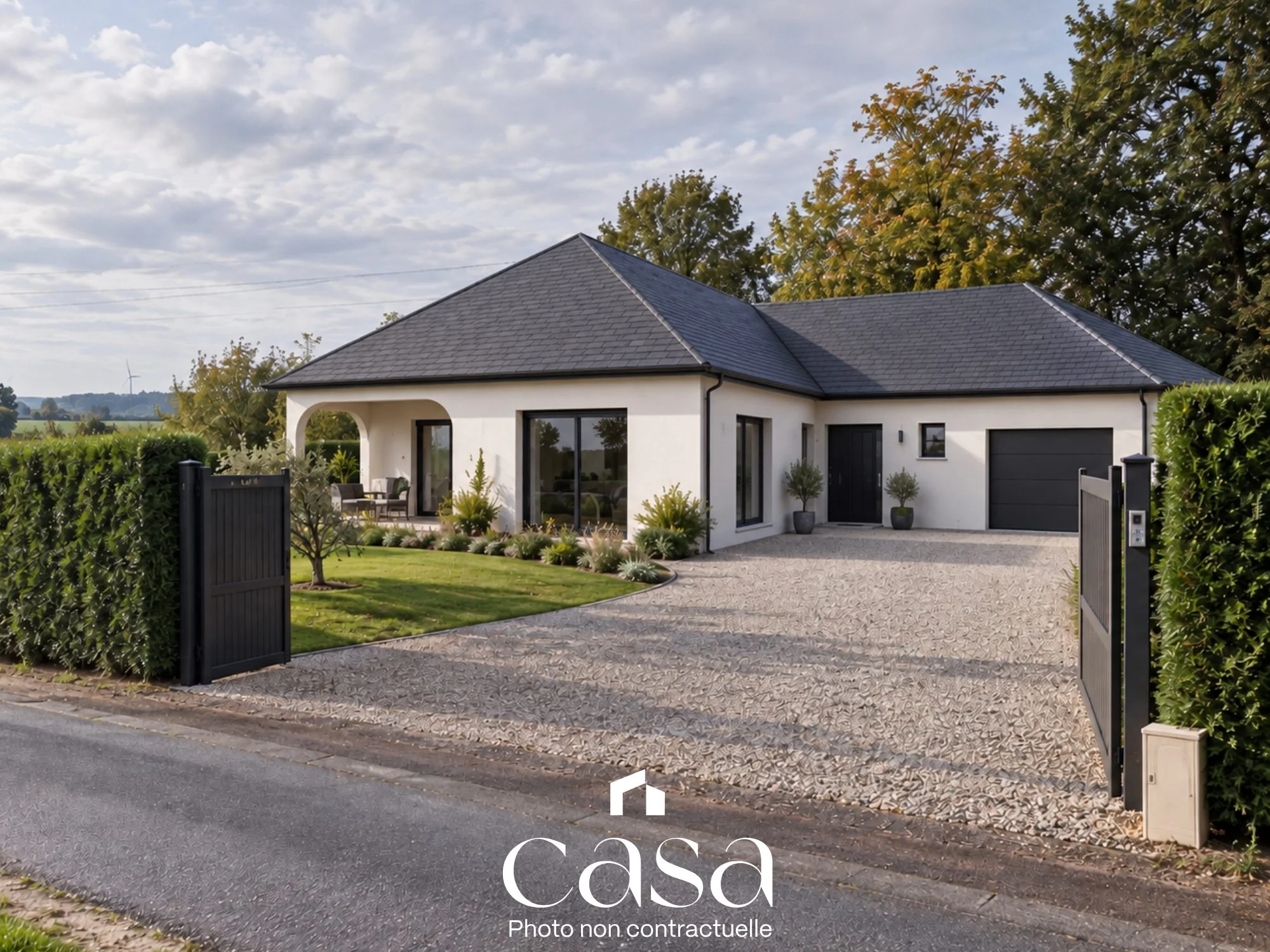 Terrain à bâtir avec projet de constuction – EPANEY - Agence Casa