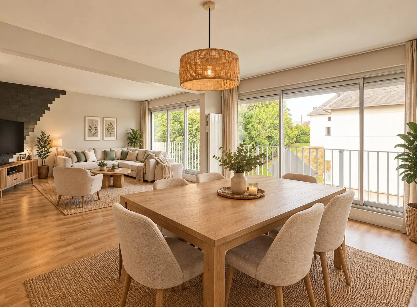 Spacieux T5 quartier St-Ouen – balcon, cave et stationnement - Agence Casa