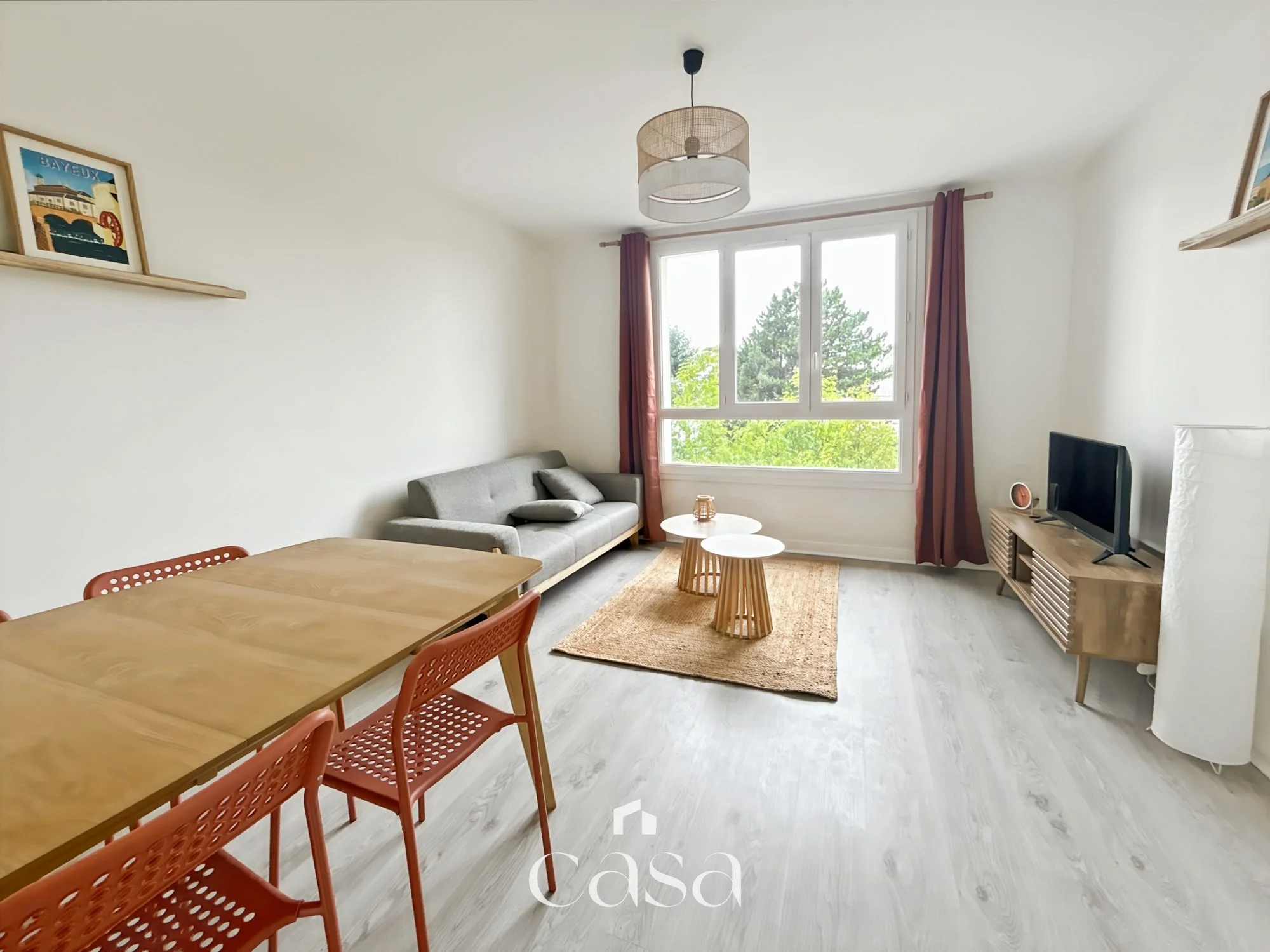 Appartement meublé T3 rénové en 2026 – 2 chambres – Rue Monseigneur Adam - Agence Casa
