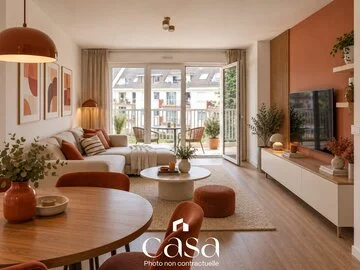 Ouistreham – Grand T2 avec balcon, cave et 2 parkings- Agence Casa