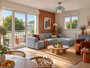 Appartement T3 de 67m2 avec balcon à Colombelles- Agence Casa