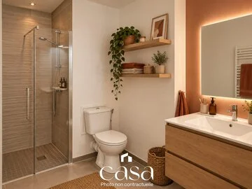 Appartement T2 42m2 avec jardin à Carpiquet - Agence Casa