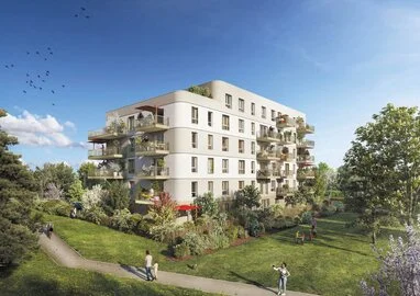 T2 39m2 avec Terrasse et jardin Fleury sur orne- Agence Casa