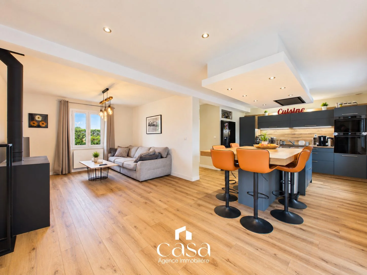 Maison familiale rénovée avec piscine – Cairon, triangle d’or - Agence Casa
