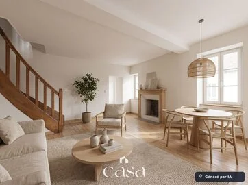 Maison en pierre avec jardin avenue Henry Chéron- Agence Casa