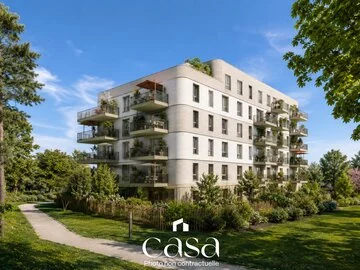 Appartement de 39m2 avec terrasse et jardin sur Fleury sur Orne- Agence Casa