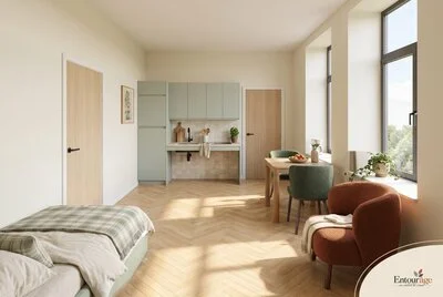 Résidence Séniors/PMR Neuve – T1 meublé à Louer Les Jardins de l&rsquo;Orne – FLERS- Agence Casa