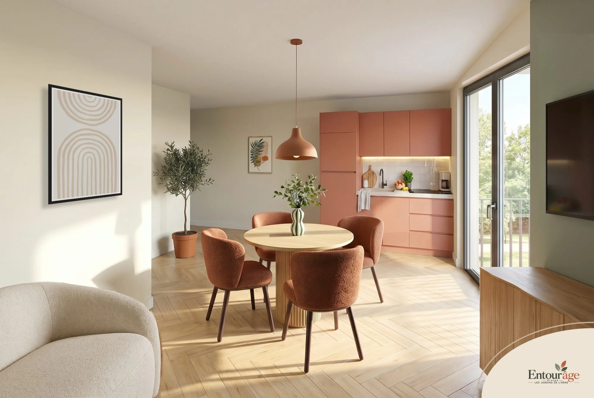Résidence Séniors/PMR Neuve – T2 à Louer meublé – Les Jardins de l&rsquo;Orne – FLERS - Agence Casa